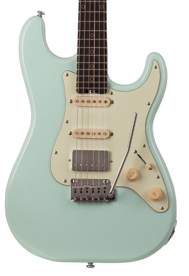 ギター Schecter Nick Johnston Traditional HSS Schecter Nick Johnston Traditional HSS in Atomic Frost - Andertons